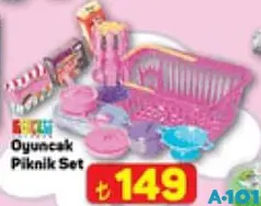 GÜÇLÜ OYUNCAK PİKNİK SET
